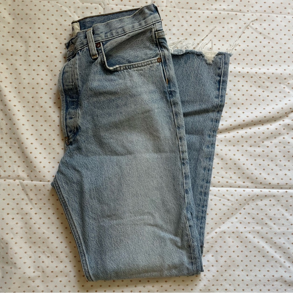 AGOLDE Relaxed Mid Rise Boot Cut Jean Size 28 - Picture 2 of 10